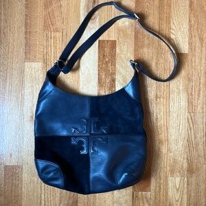 Vintage Tory Burch Natalie Suede and Leather used bag